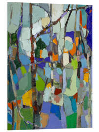 Stampa su plexi-alluminio Abstract forest