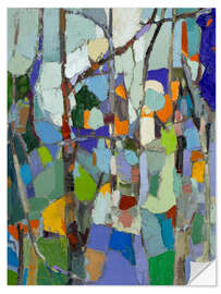 Sticker mural Abstract forest