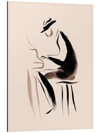 Magnettafel Der Pianist