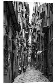 Acrylic print Alley around Via San Gregorio Armeno, Naples - HADYPHOTO