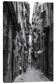 Canvas print Alley around Via San Gregorio Armeno, Naples - HADYPHOTO