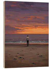 Obraz na drewnie Empty Beach - Felipe Hora
