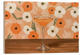 Holzbild Peach Blossom Bellini - Felipe Hora