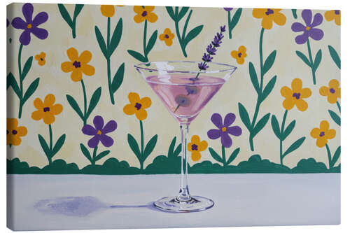 Canvas print Lavender Martini Blooms
