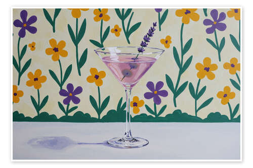 Poster Lavender Martini Blooms