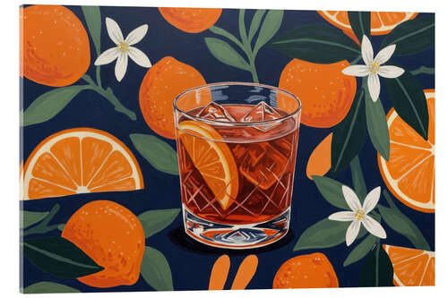 Acrylglasbild Tropical Negroni