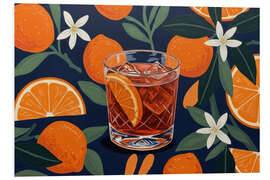 Hartschaumbild Tropical Negroni
