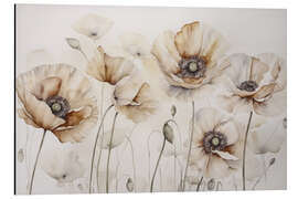 Quadro em alumínio Poppies Summer - Andrea Haase