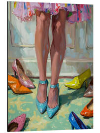 Alubild Ich liebe Schuhe