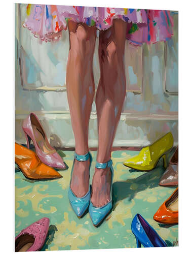 Obraz na PCV I love shoes