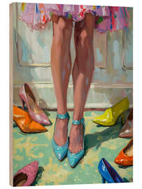 Wood print I love shoes - Jörg Gamroth