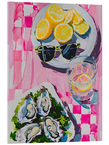 Acrylglasbild Austern im Sommer