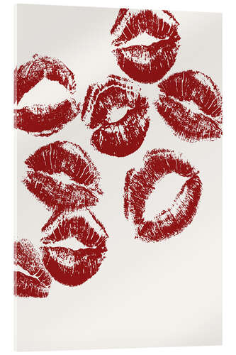 Obraz na szkle akrylowym Kissing Lips