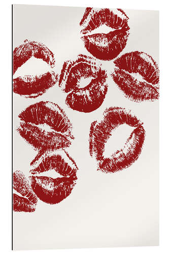Cuadro de plexi-alu Kissing Lips