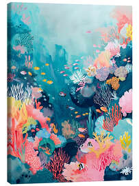 Quadro em tela Colorful underwater world - Jörg Gamroth