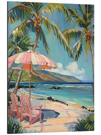 Quadro em alumínio Sunny holidays by the sea