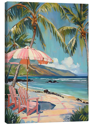 Canvas print Sunny holidays by the sea