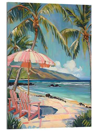 Cuadro de plexi-alu Sunny holidays by the sea