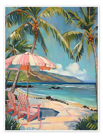 Póster Sunny holidays by the sea - Jörg Gamroth