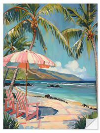 Vinilo para la pared Sunny holidays by the sea