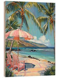 Obraz na drewnie Sunny holidays by the sea - Jörg Gamroth