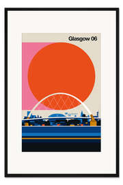 Gerahmter Kunstdruck Glasgow 06 - Bo Lundberg