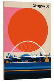 Tableau en bois Glasgow 06 - Bo Lundberg