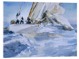 Tableau en verre acrylique Sailing yacht - Matthias Kriesel