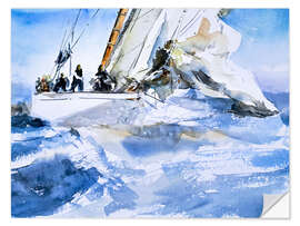 Wall sticker Sailing yacht