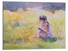 Alubild Auf der Wiese