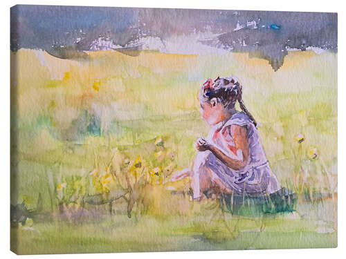 Canvas print On the meadow