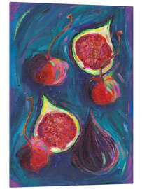 Quadro em acrílico Figs and Cherries - Dawn Underwood