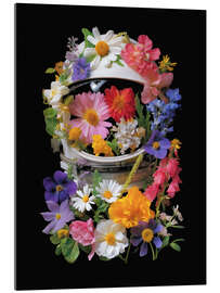 Acrylic print Cosmic Bloom - Taudalpoi