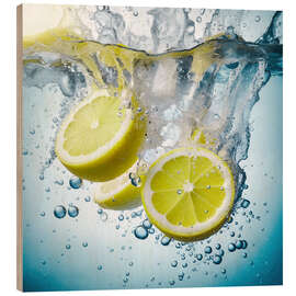 Puutaulu Lemon splash - Silvio Schoisswohl