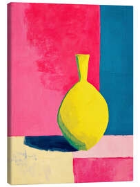Tableau sur toile Matisse Inspired Yellow Vase in Abstract Colour Play - UtArt