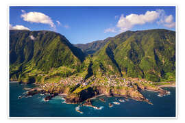 Wall print Seixal, Madeira - Dave Derbis