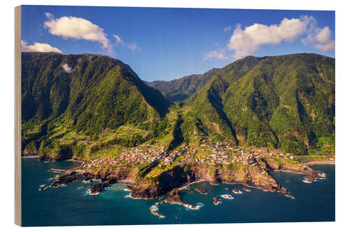 Cuadro de madera Seixal, Madeira