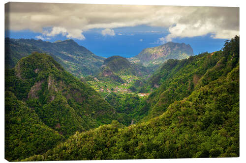 Canvas print Miradouro dos Balcões, Madeira