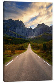 Leinwandbild Flakstadoy, Lofoten - Dave Derbis