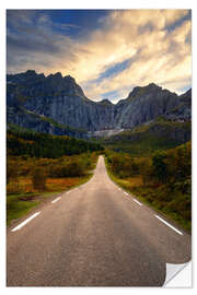 Wandsticker Flakstadoy, Lofoten