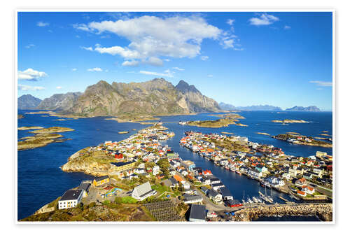 Plakat Henningsvaer, Lofoten