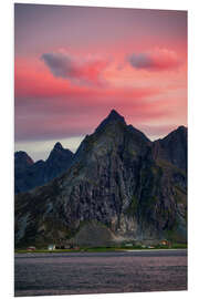 Obraz na PCV Flakstadtinden, Lofoten - Dave Derbis