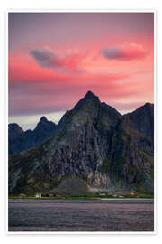 Póster Flakstadtinden, Lofoten - Dave Derbis