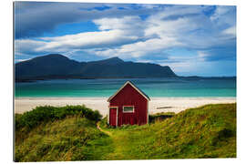 Gallery Print Fischerhütten am Strand