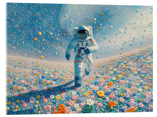 Cuadro de metacrilato Flower planet