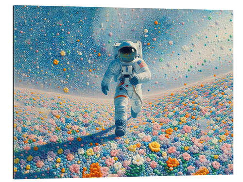 Cuadro de plexi-alu Flower planet