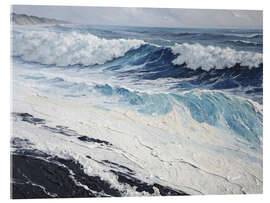 Acrylic print Wild waves - nobelart