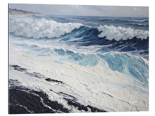 Cuadro de plexi-alu Wild waves