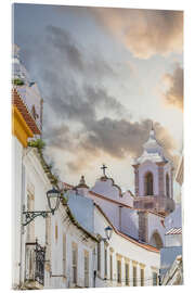 Tableau en verre acrylique Lagos in the Algarve, Church of Santo Antonio - Jan Wehnert