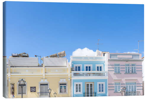 Canvas print Old Town of Lagos, Algarve, Portugal